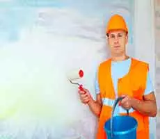 Pintura Comercial em Limeira com andaime